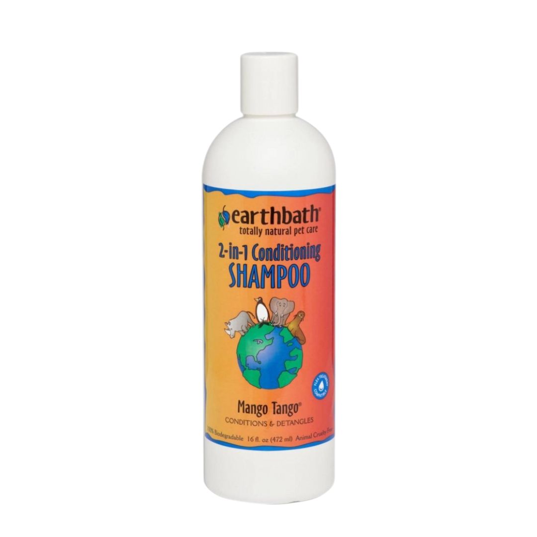 Earthbath 472ml 2in1 Conditioning Pet Shampoo Mango Tango