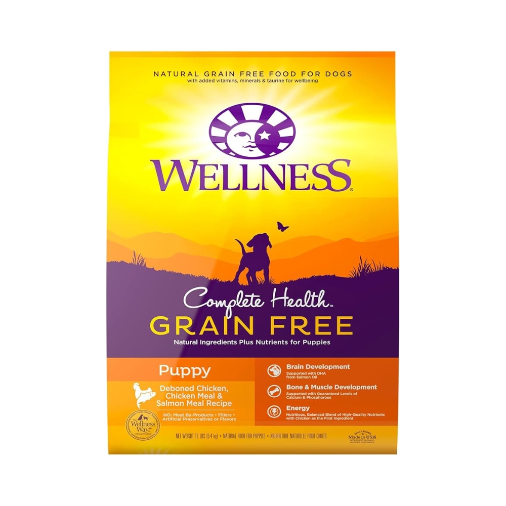Wellness Dog 5.4kg (12lb) Complete Health Grain Free Puppy Dry Dog Food