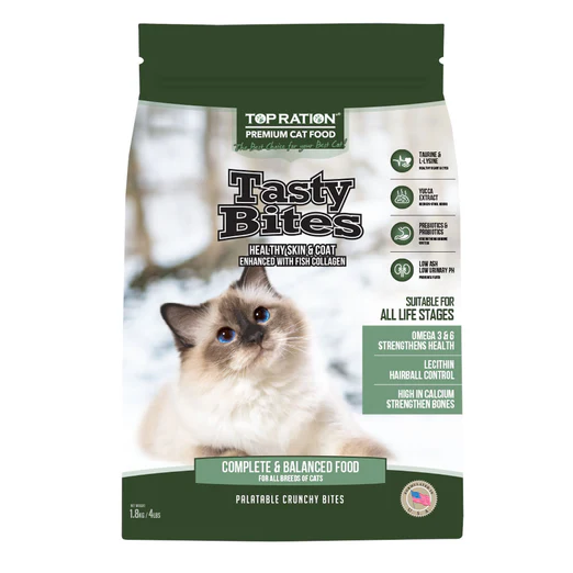 Top Ration Cat 1.8kg Tasty Bites Cat Dry Food
