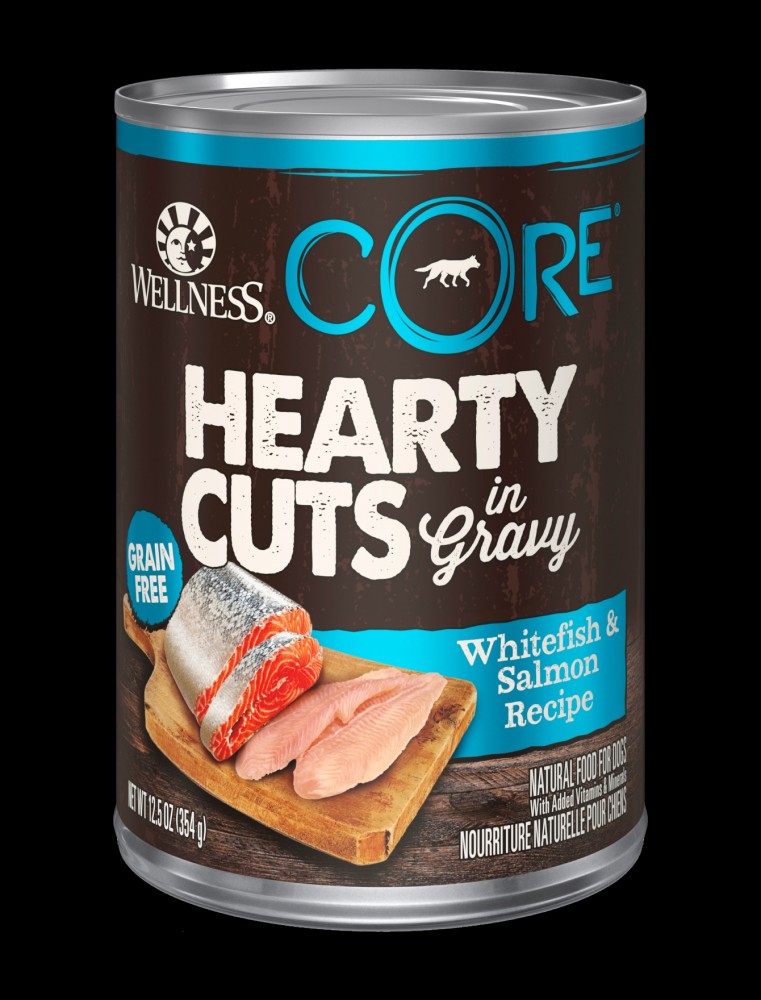 Wellness Core Hearty Cuts In Gravy Whitefish & Salmon Wet Dog Food 3546