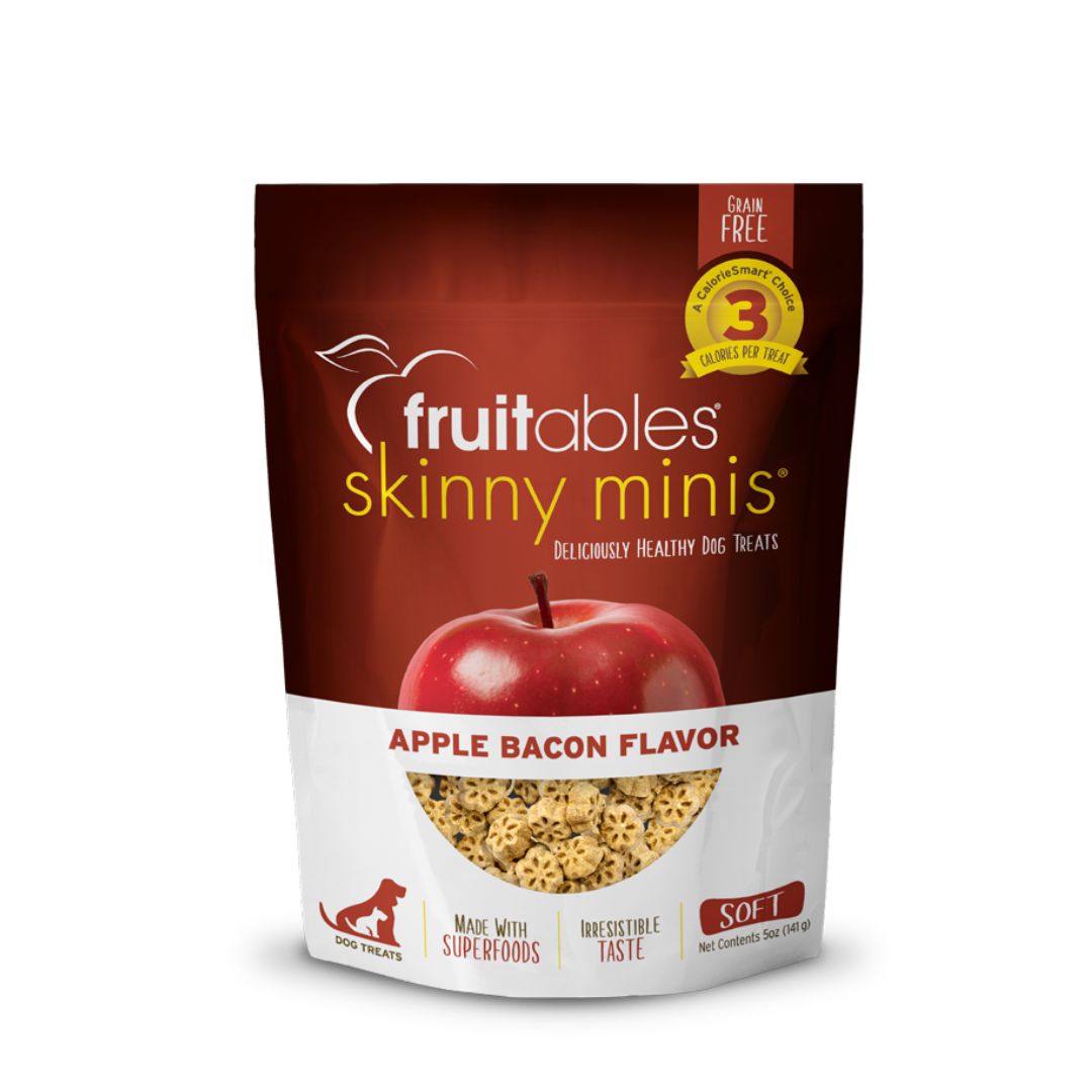 Fruitables Dog 5oz Skinny Minis In Apple & Bacon Dog Treats