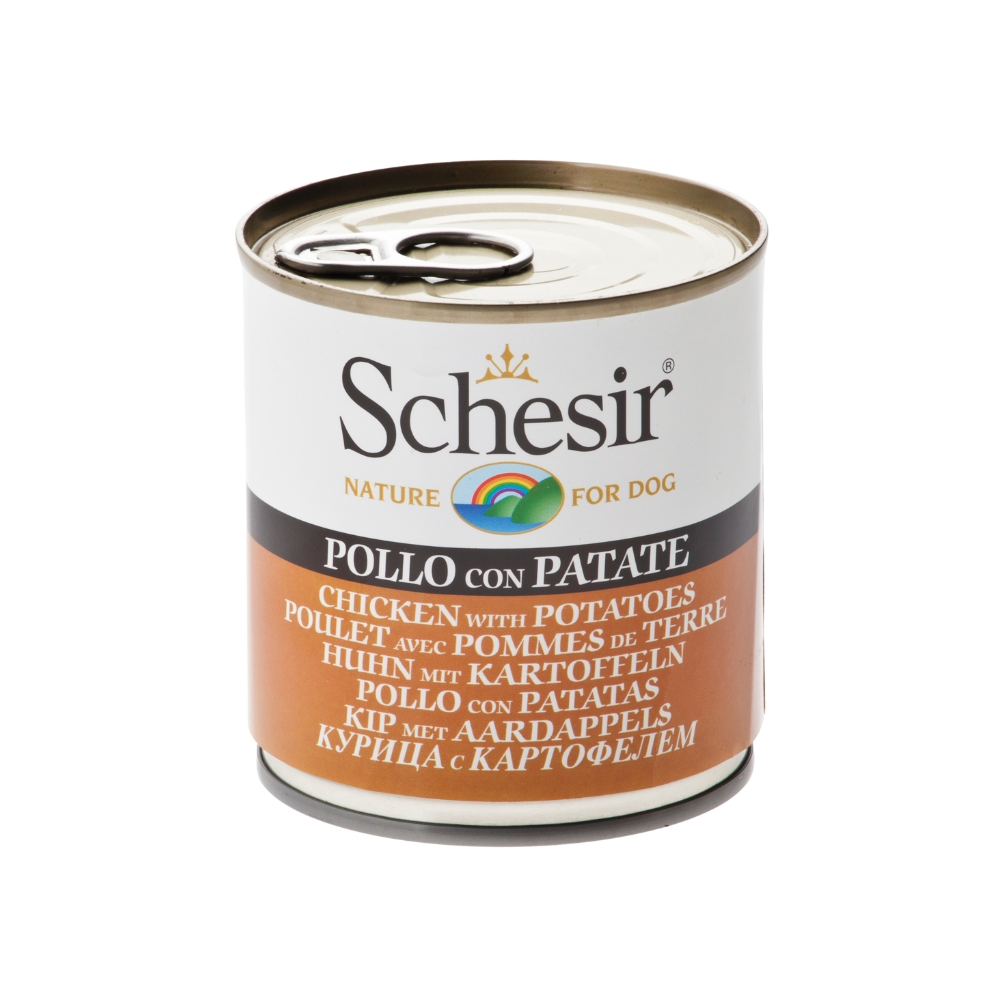 Schesir Dog 285g Chicken With Potatoes Wet Dog Food