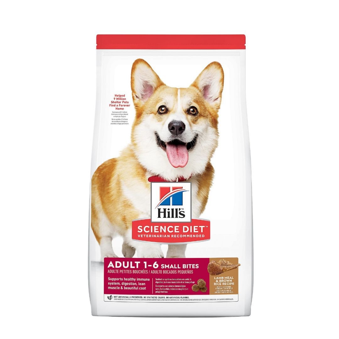 Hill's Science Diet Canine Adult Small Bites Lamb & Brown Rice Recipe 12kg Dry Dog Food