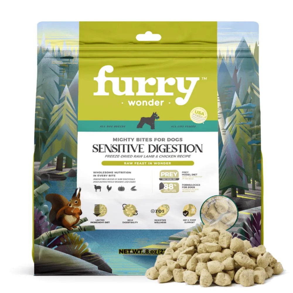 Furry Wonder Sensitive Digestion Freeze-dried Raw Recipe For Dogs 50g Trial Pack