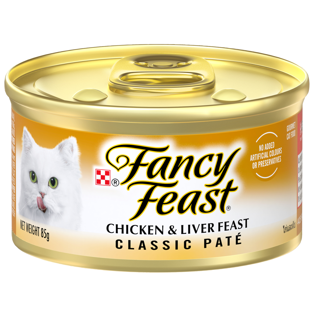 Fancy Feast Cat 85g Classic Pate Chicken & Liver Feast Gourmet Wet Cat Food