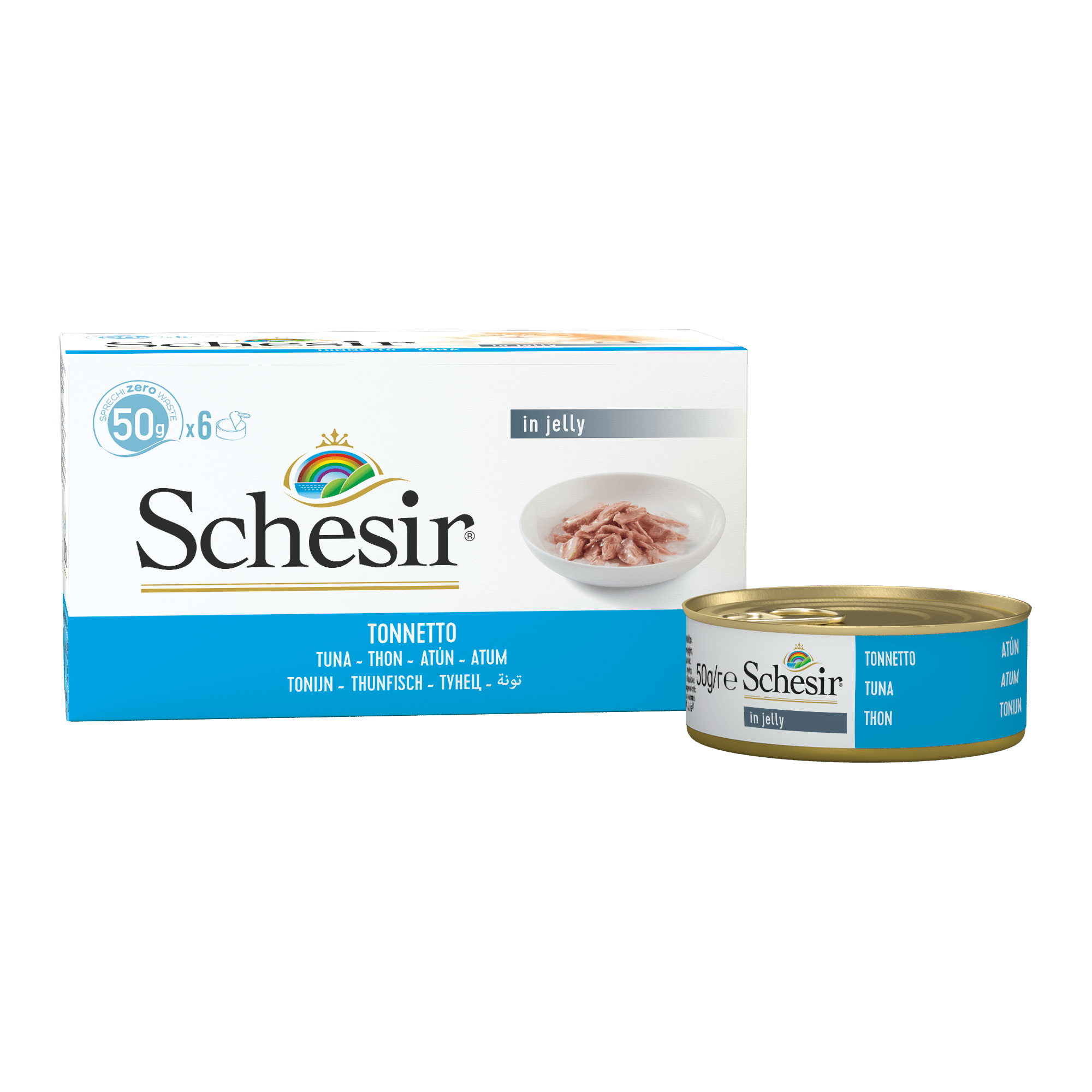 Schesir Cat (6 X 50 G) Multipack Tuna Wet Cat Food