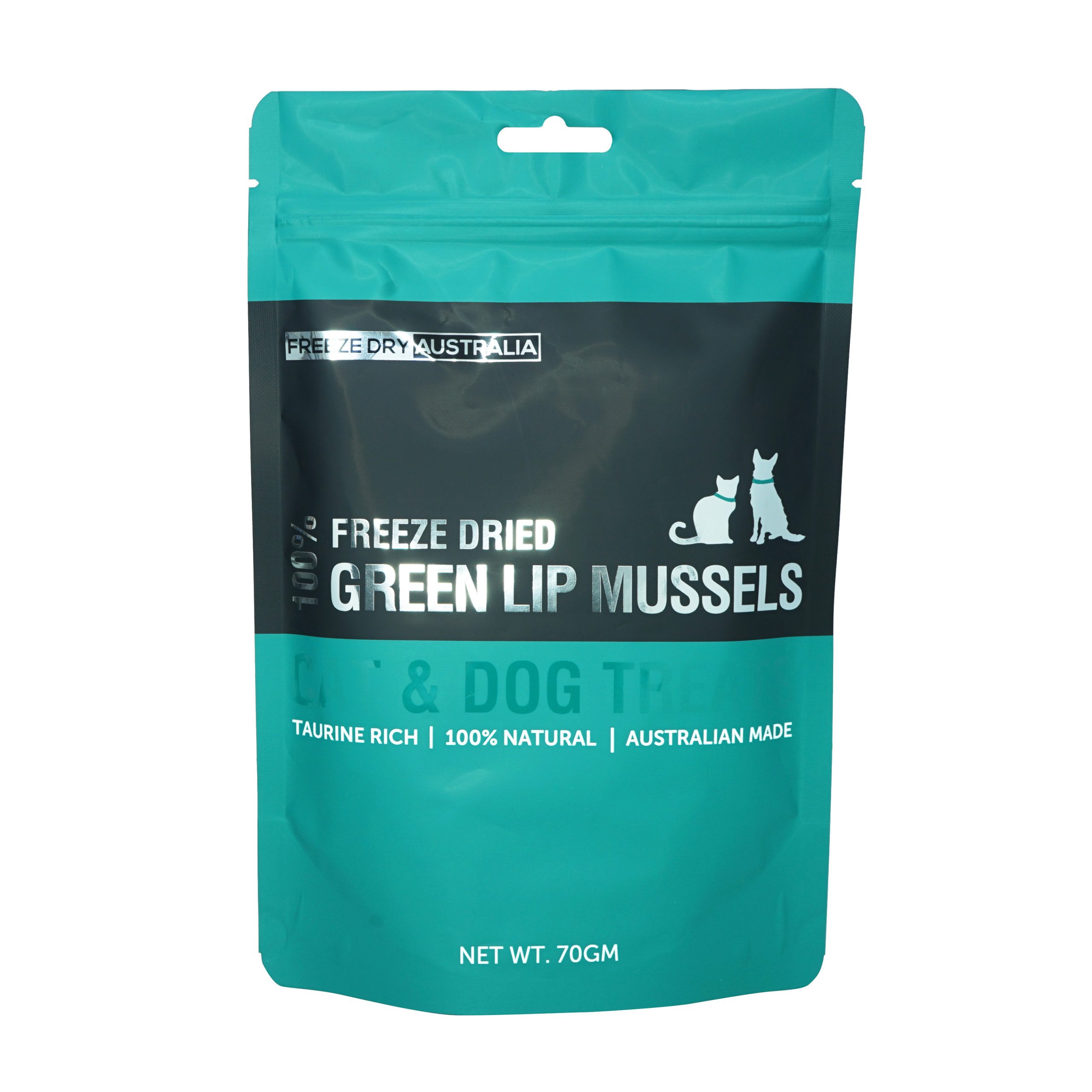Freeze Dry Australia 70g Whole Green Lip Mussels Freeze Dried Cat & Dog Treats