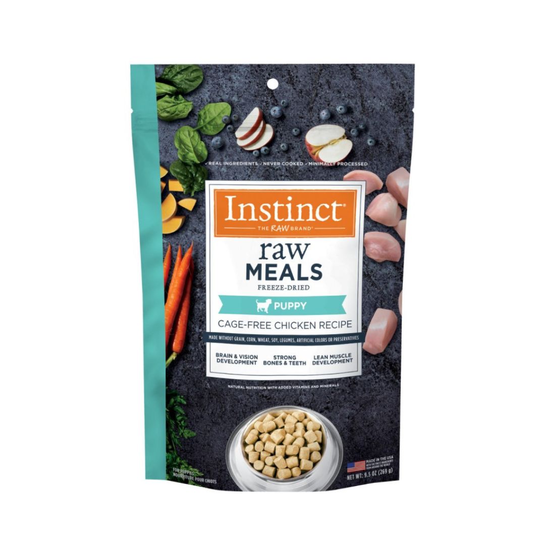 Instinct Dog Raw Meals Freeze Dried 269g Puppy Cage Free Chicken