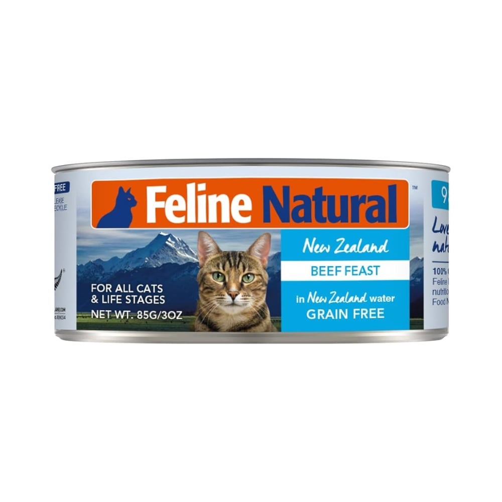 Feline Natural Cat 85g Beef Feast Canned Wet Cat Food