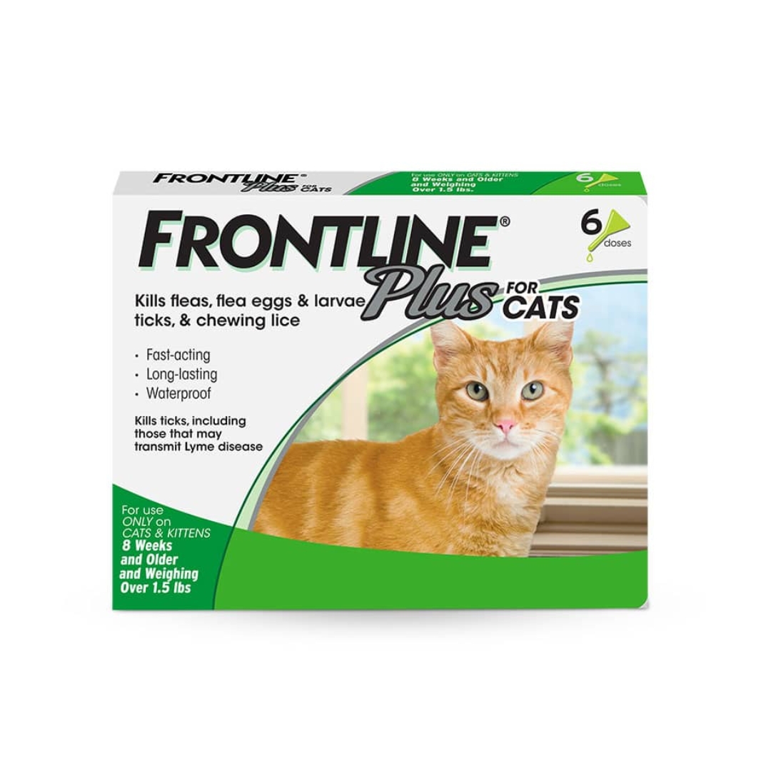 Frontline Plus Cat Spot On 0.50mlx6 Pipette