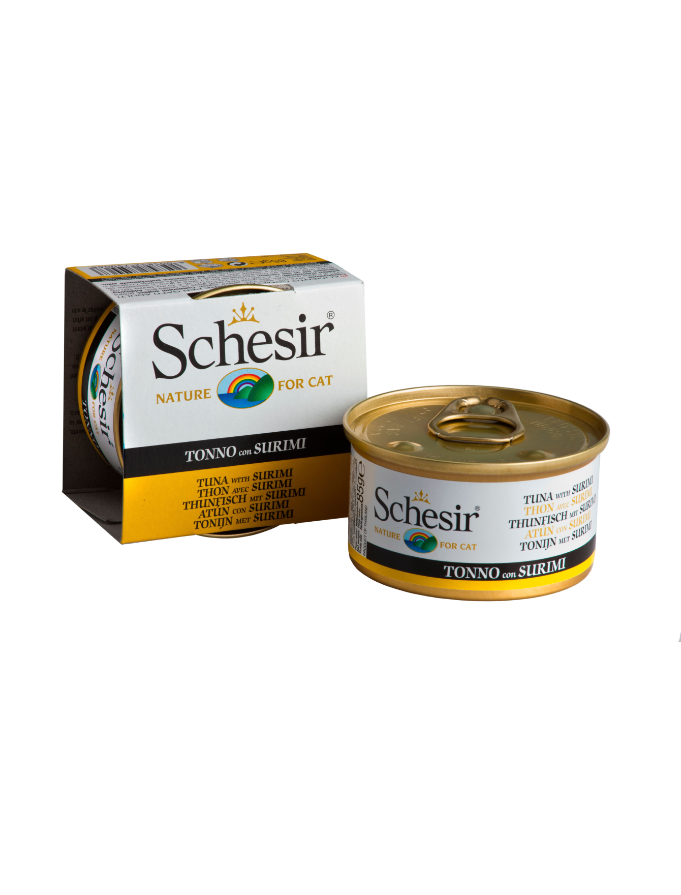 Schesir Cat 85g Tuna With Surimi Jelly Wet Cat Food