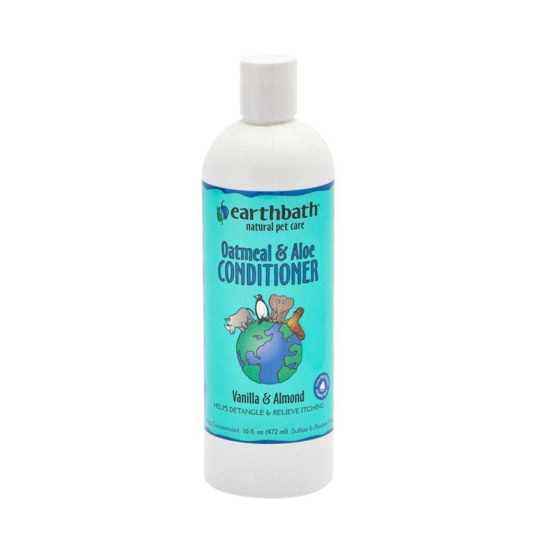 Earthbath 472ml Oatmeal & Aloe Pet Conditioner Vanilla & Almond