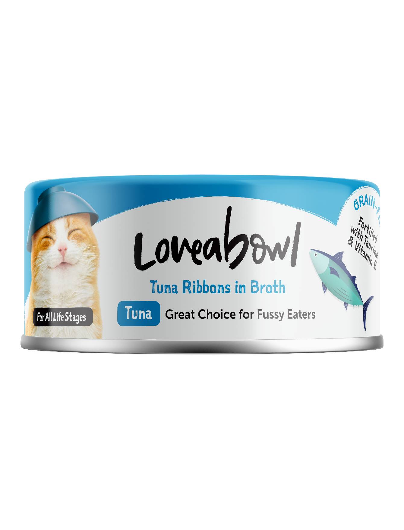 Loveabowl Cat 70g Tuna Ribbons In Broth Cat Wet Canned Food