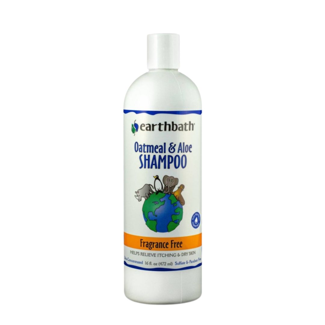 Earthbath 472ml Oatmeal & Aloe Pet Shampoo Fragrance Free
