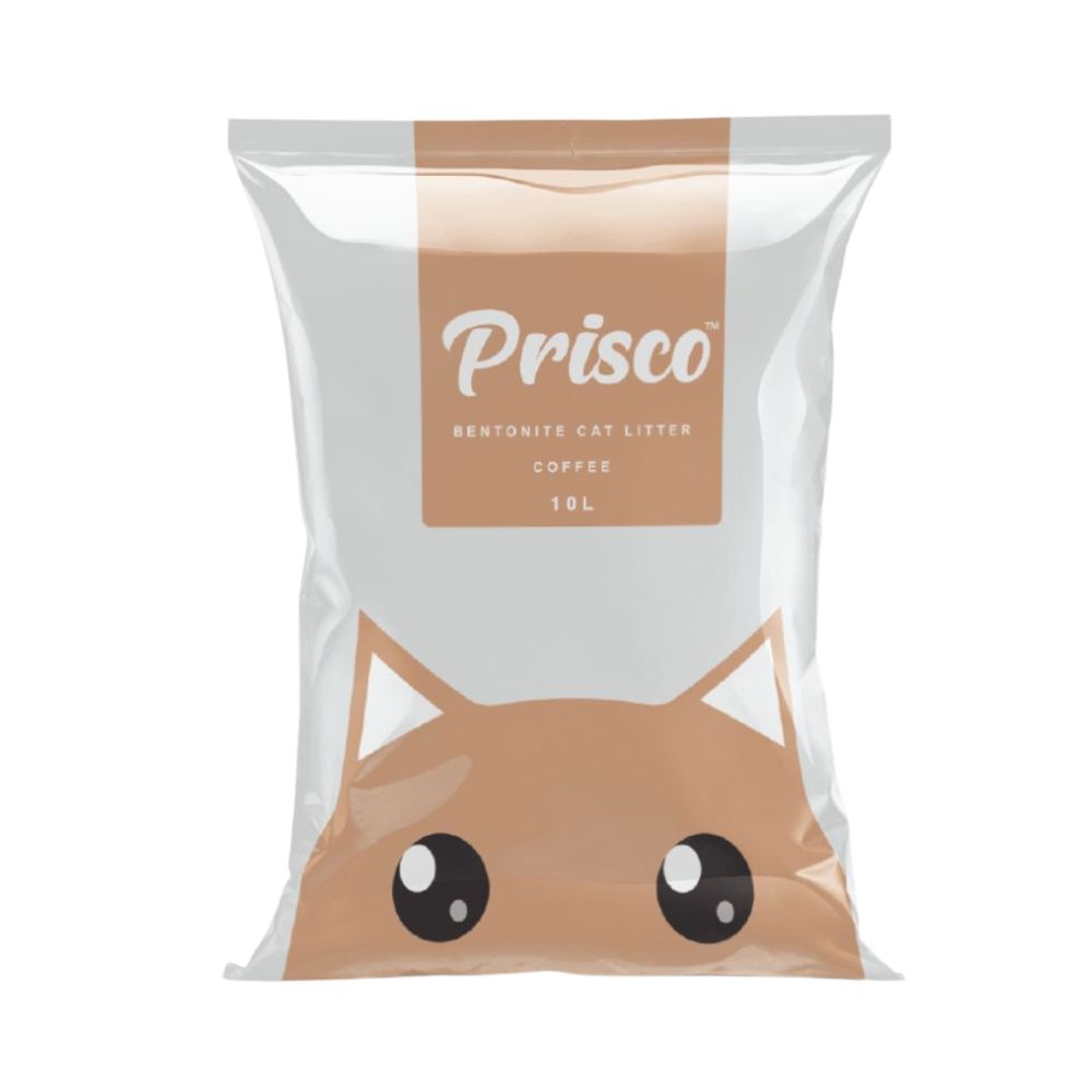Prisco Bentonite Cat Litter 10l Coffee