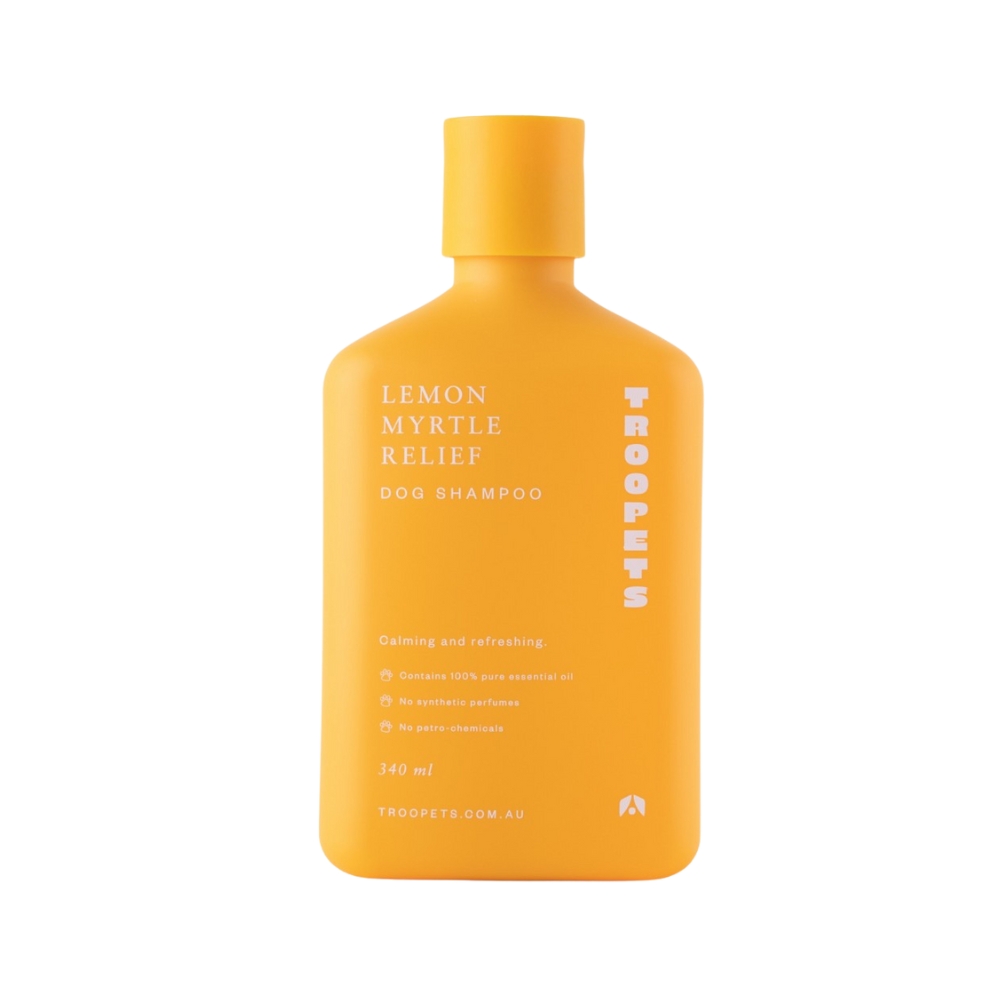 Troopets Relief Lemon Myrtle Shampoo For Dogs 340ml