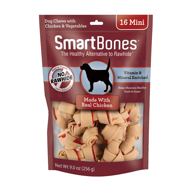 Smartbones Dog Mini 16pcs Classic Bone Chews Chicken Dog Treat
