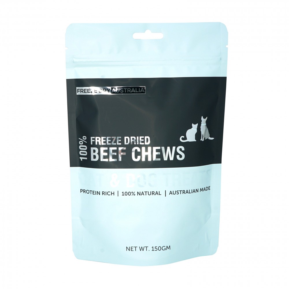 Freeze Dry Australia 150g Beef Chews Freeze Dried Dog & Cat Treats