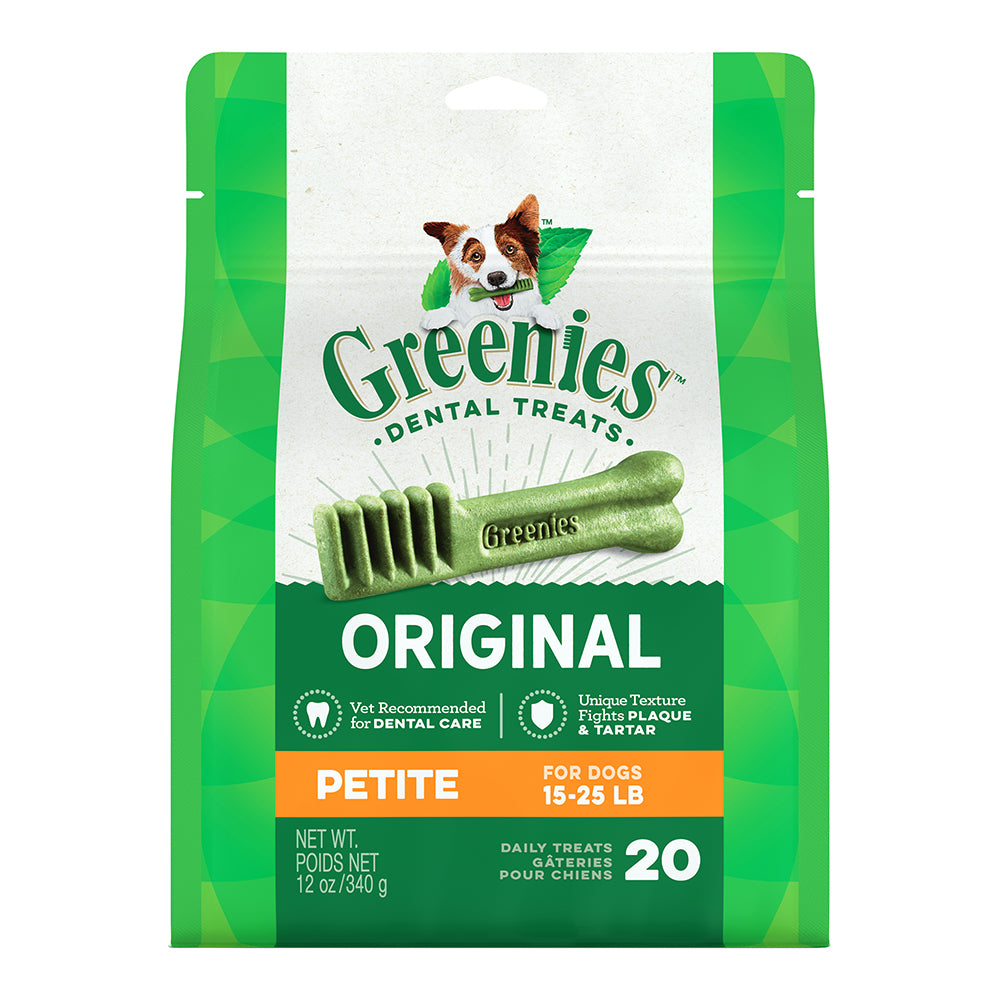 Greenies Dog 12oz (340g) Canine Petite Dental Dog Treats