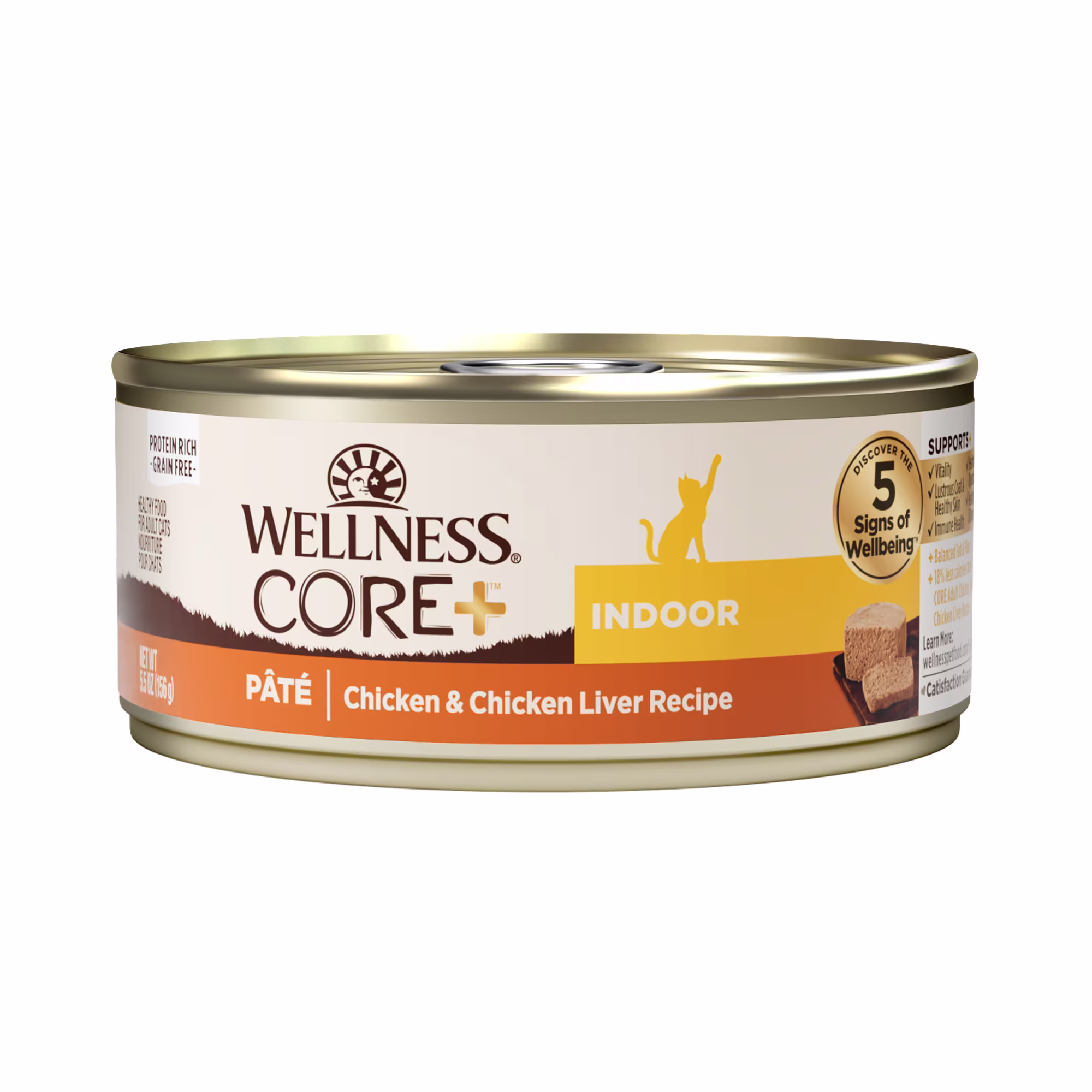 Wellness Core Pâté Cat 156g Indoor Chicken & Chicken Liver Wet Cat Food