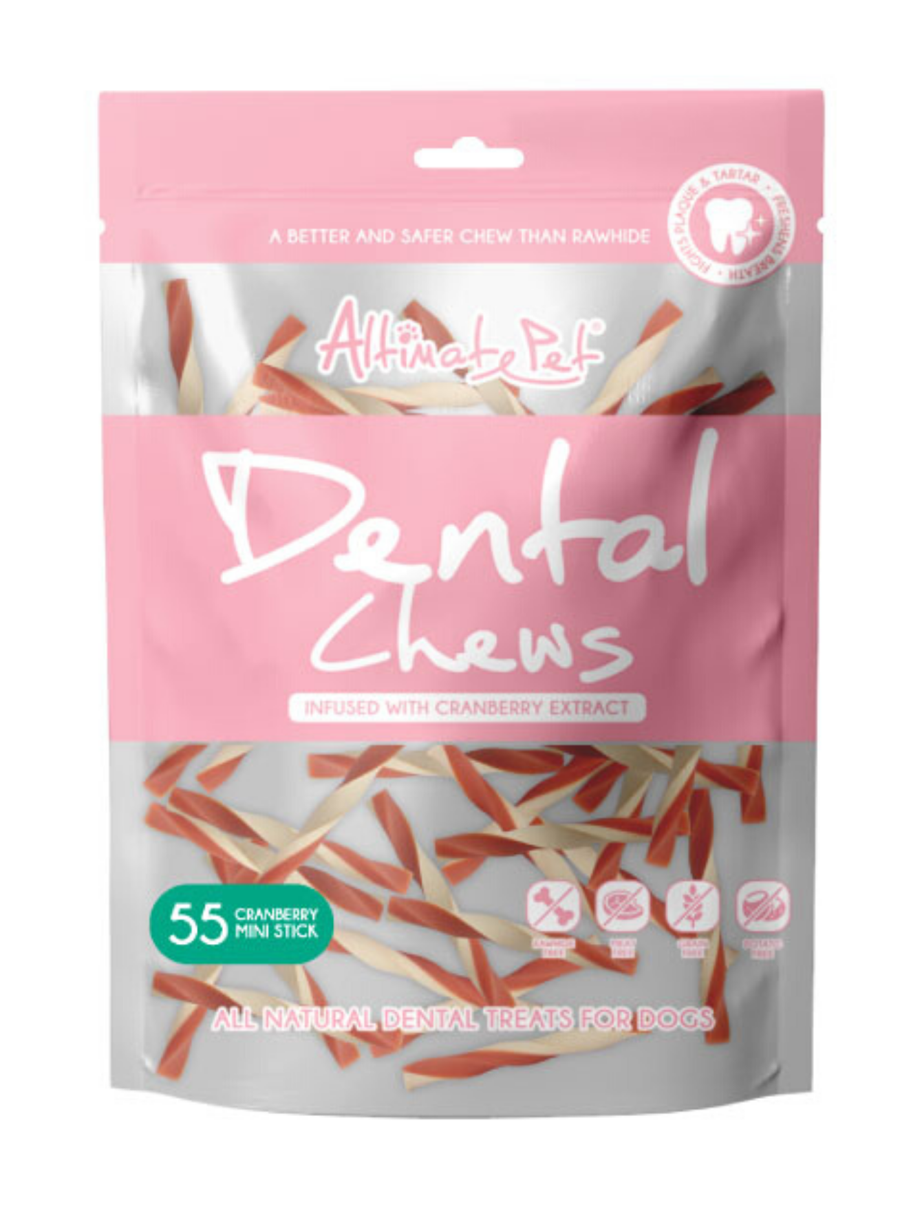 Altimate Pet Dental Chew – Mini Stick (cranberry) 150g