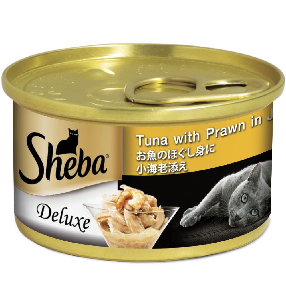 Sheba Cat 85g Tuna With Prawn In Jelly Wet Cat Food