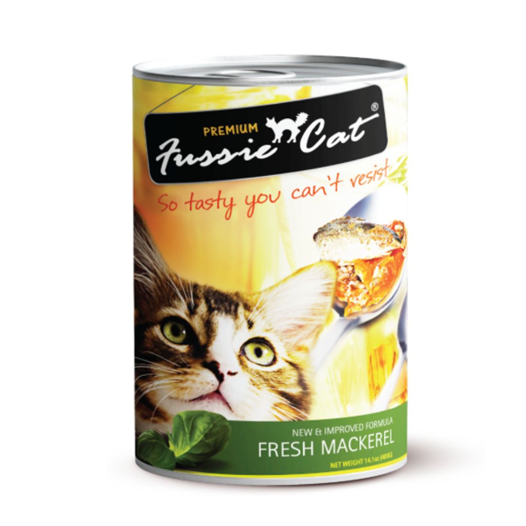 Fussie Cat 400g Fresh Mackerel Wet Cat Food