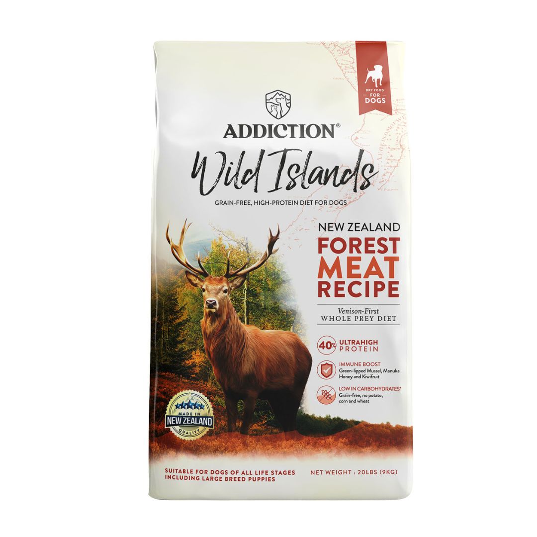 Addiction Dog Wild Islands 9kg Forest Meat Dry Dog Food