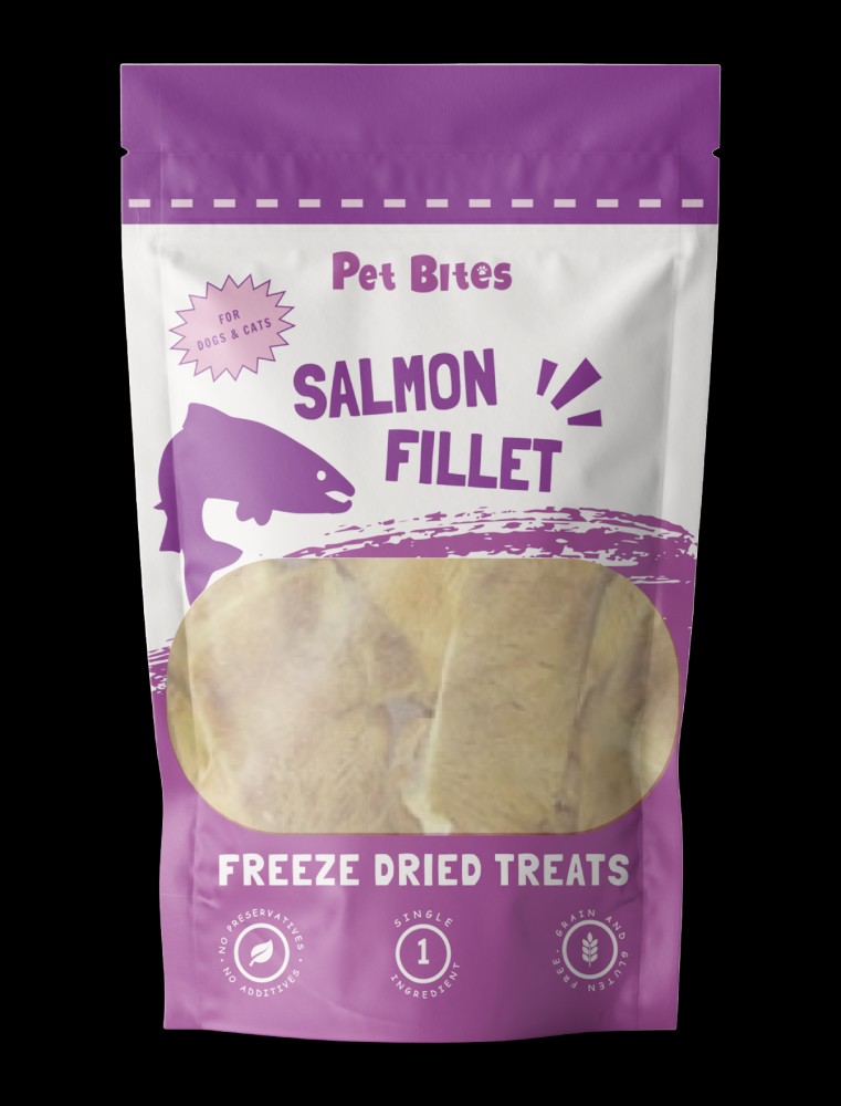 Pet Bites Freeze Dried Salmon Fillet 2oz 