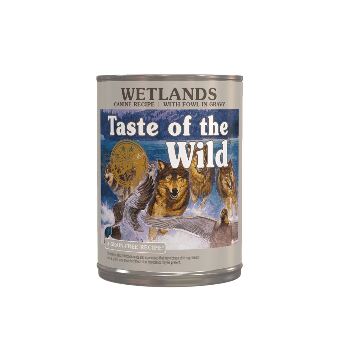 Taste Of The Wild Dog 390g Wetlands With Fowl In Gravy Wet Canned Food