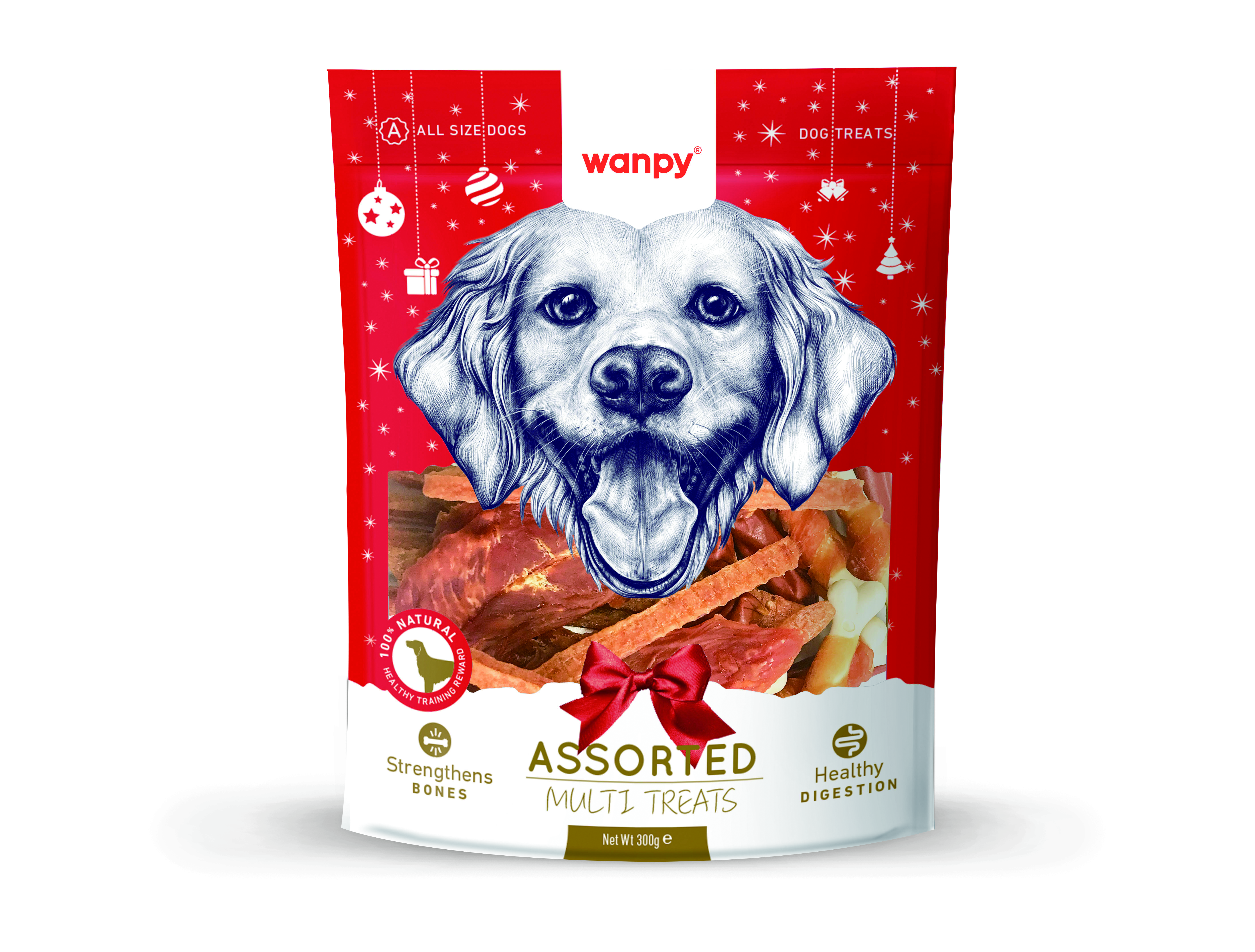Wanpy Assorted Multi Treats 300g Dog Snack