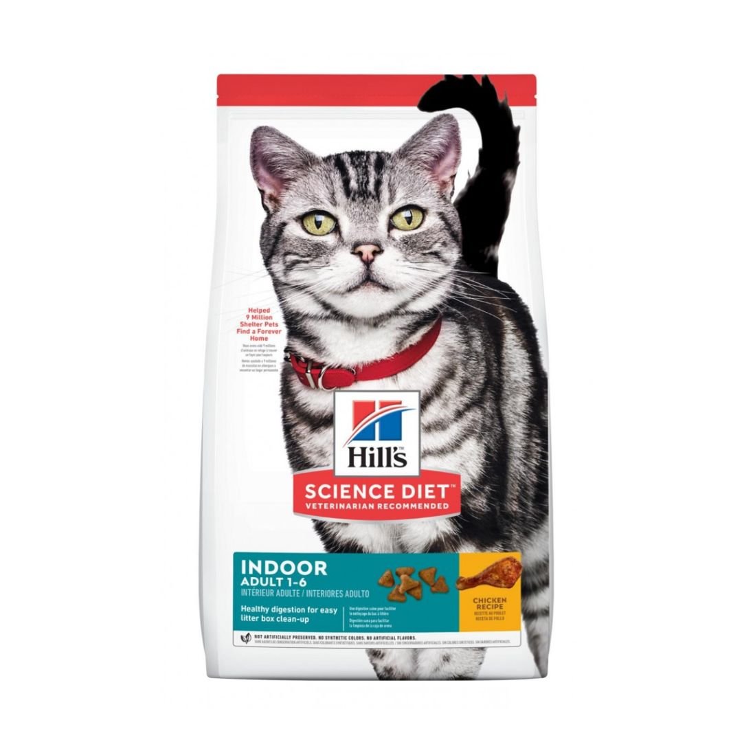 Hill's Science Diet Feline Adult Indoor Cat 1.58kg Dry Cat Food