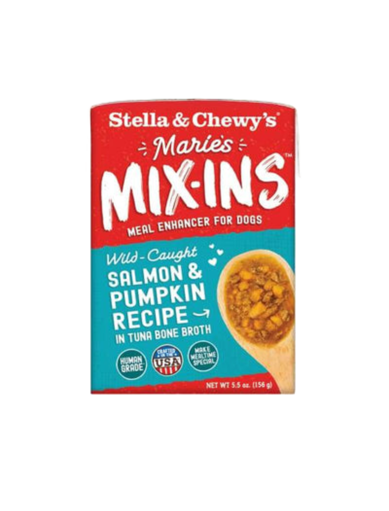 Stella & Chewy's Marie's Mix-ins Wild Caught Salmon & Pumpkin Recipe Dog Food 5.5oz