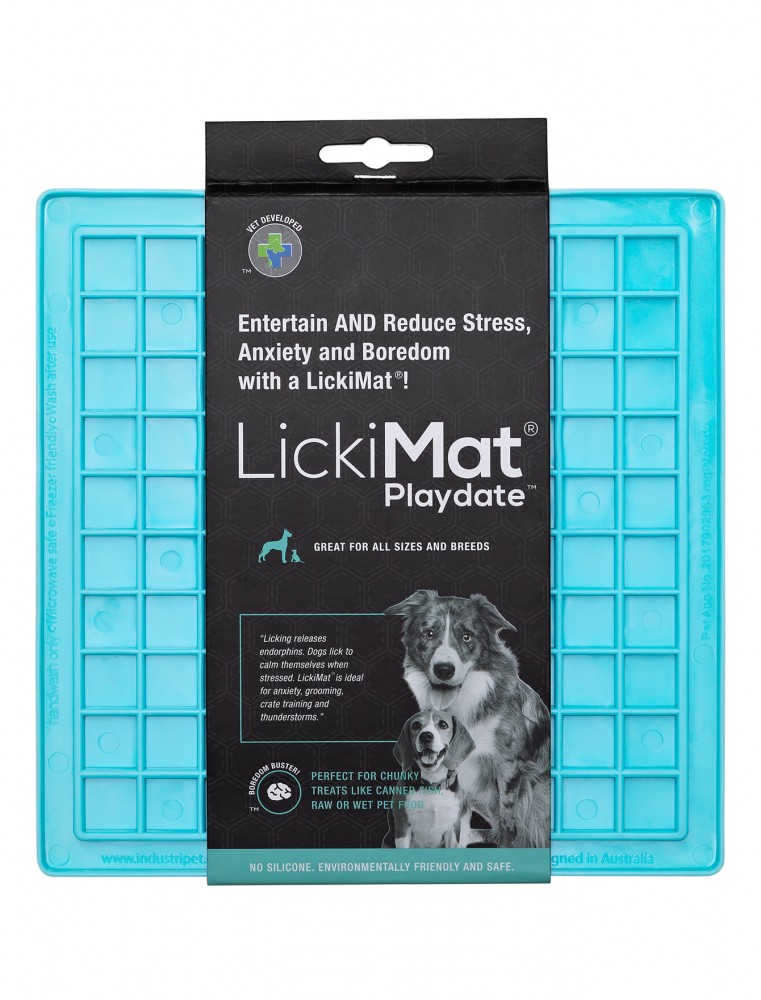 Lickimat Classic Playdate Turquoise For Dogs Singapore s Pet Store Perromart SG PerroMart SG