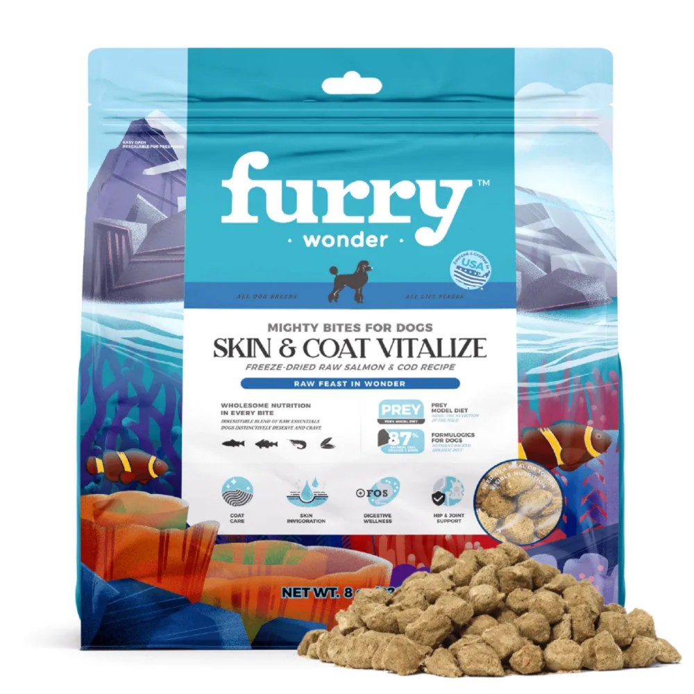 Furry Wonder Skin & Coat Vitalize Freeze-dried Raw Recipe For Dogs 50g (trial Pack)