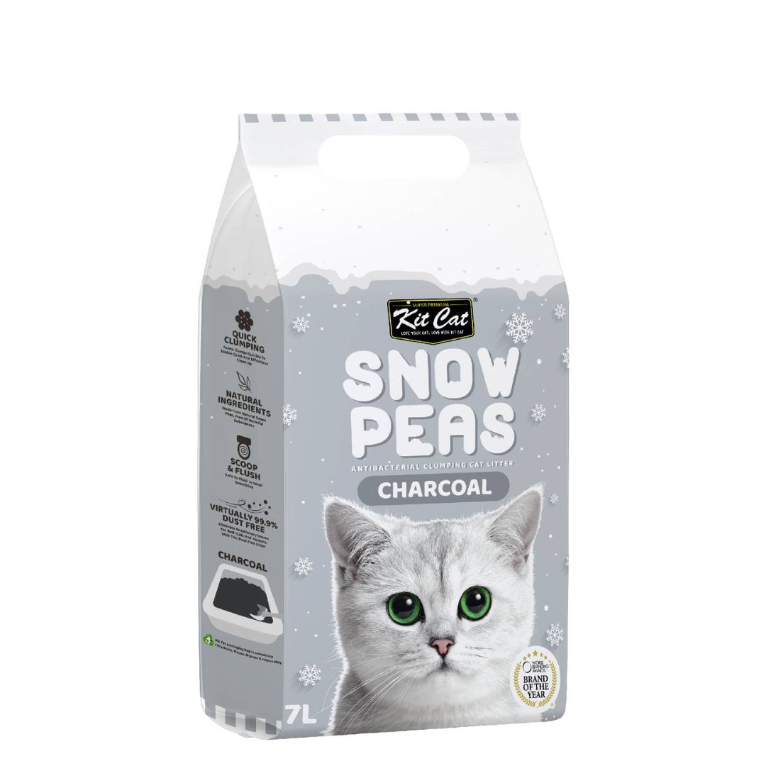 Kit Cat Snow Pea Cat Litter 7l Charcoal Singapore s Pet Store Perromart SG PerroMart SG