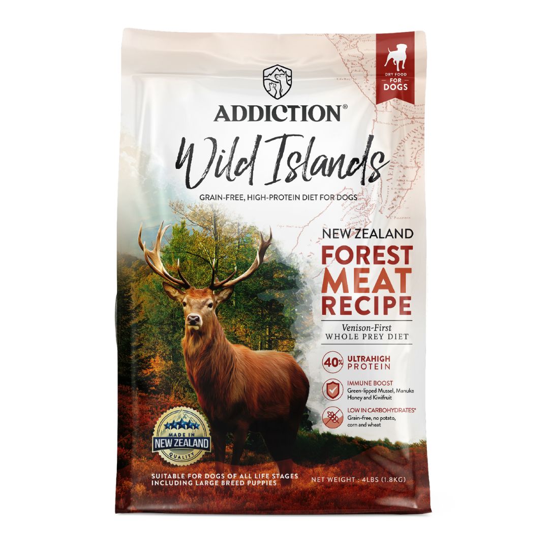 (exp: Mar'25) Addiction Dog Wild Islands 1.8kg Forest Meat Dry Dog Food