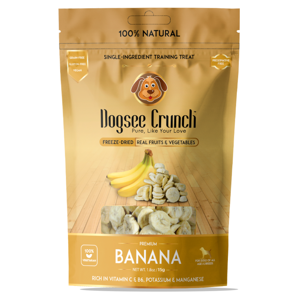 Dogsee Crunch Freeze Dried Banana 15g Dog Treats