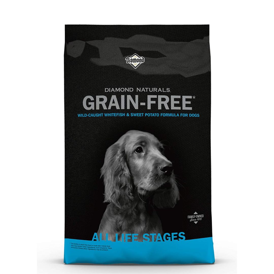 Diamond Naturals Dog 28lbs Grain-free Whitefish And Sweet Potato Dry Dog Food