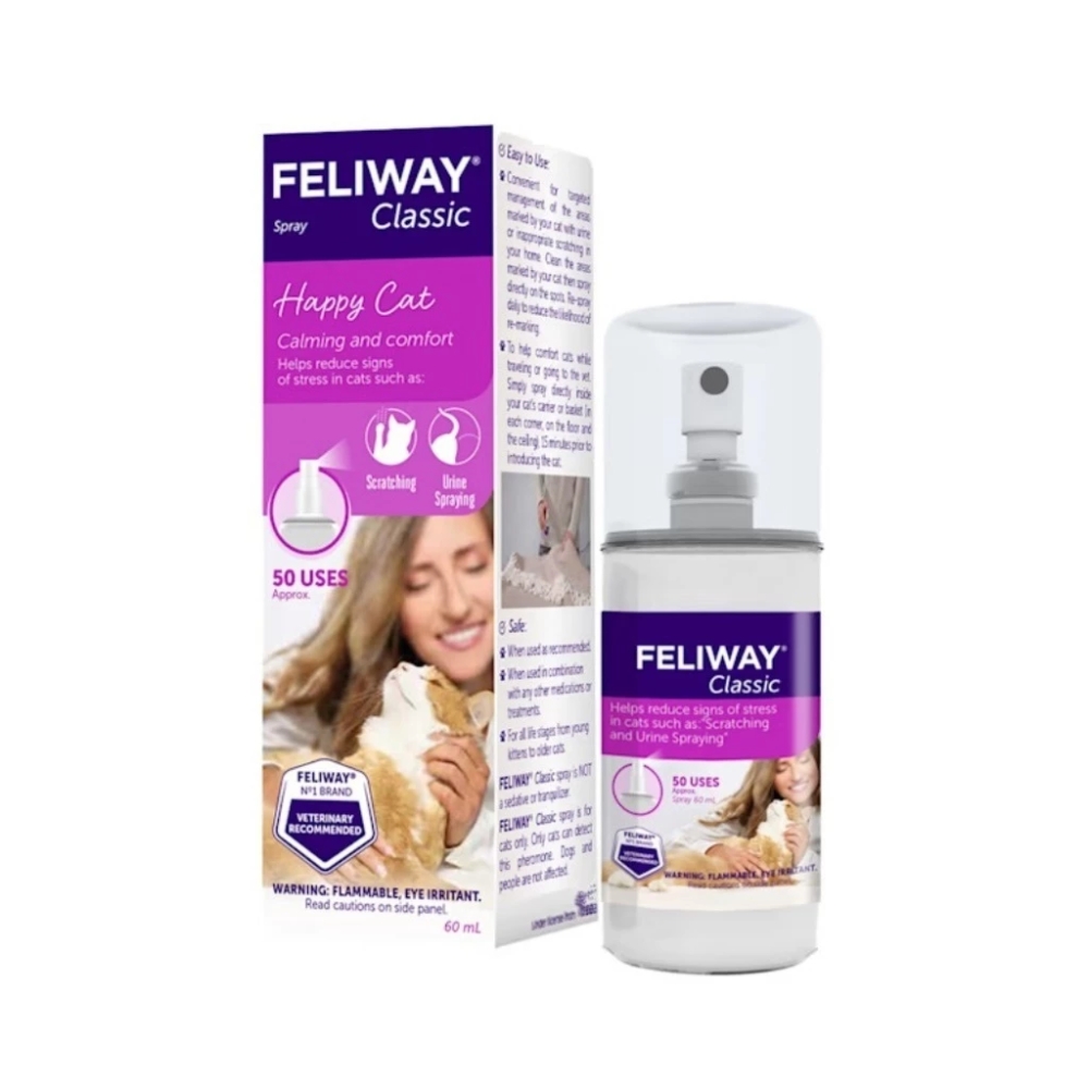 Feliway Classic 60ml Spray Bottle For Cats