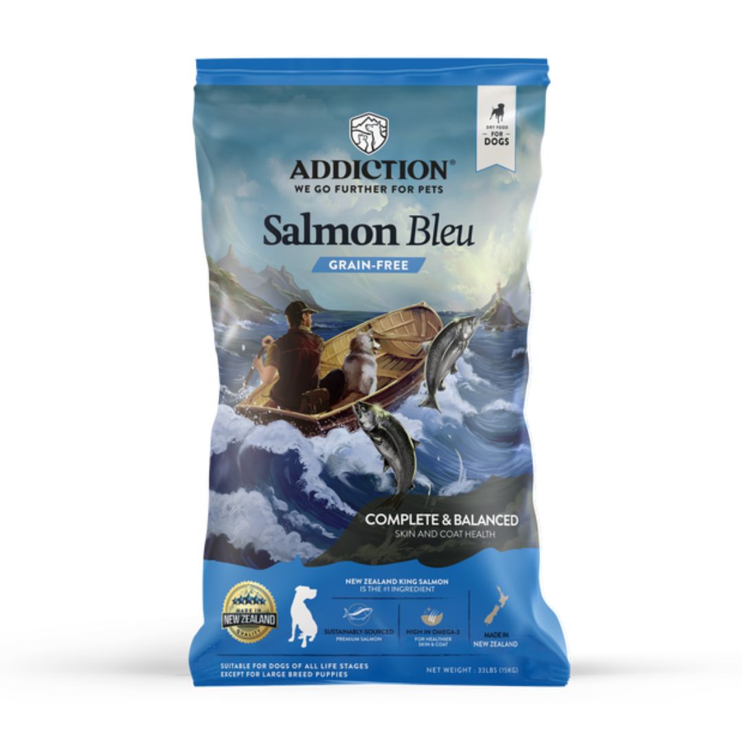Addiction Dog 15kg Grain Free Salmon Bleu Dry Dog Food