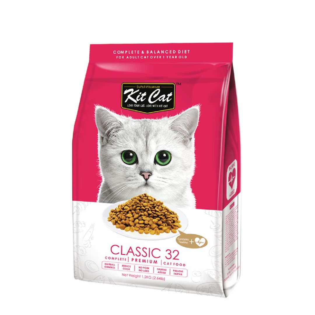 Kit Cat 15kg Premium Classic 32 Dry Cat Food