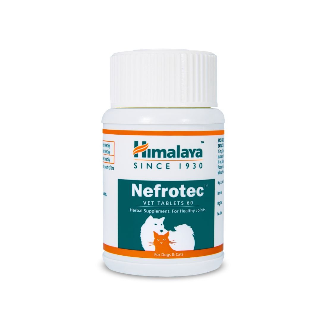(exp: May'25) Himalaya Nefrotec Vet Tablets 60s (urinary, Kidney & Joint) For Dogs And Cats