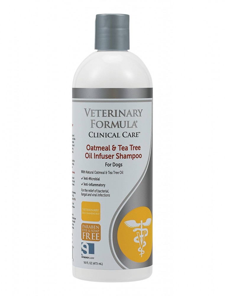 Veterinary Formula Clinical Care Oatmeal & Tea Tree Oil Infuser Shampoo 16oz