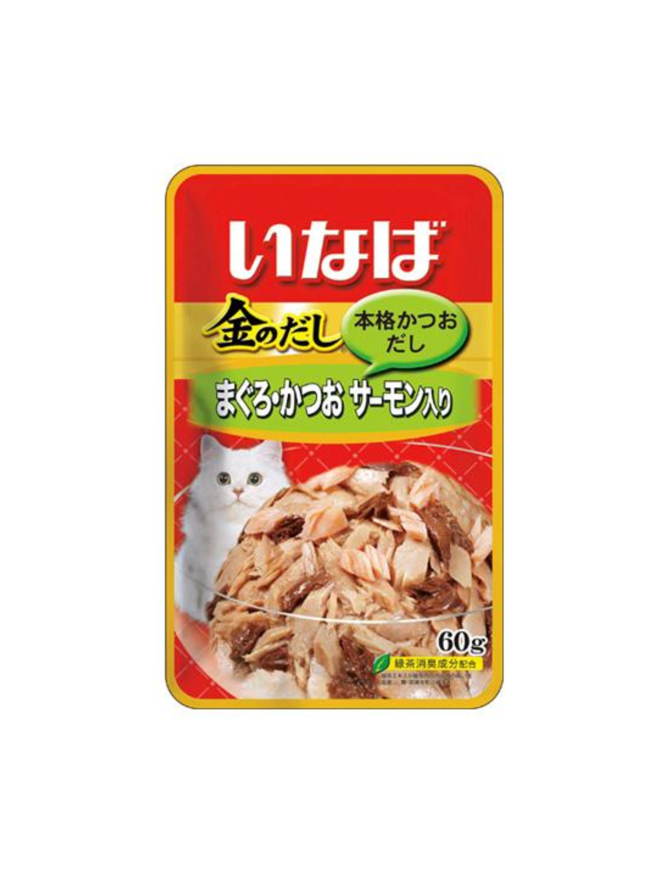 Ciao Golden Pouch 60g Tuna Topping Salmon In Jelly Wet Cat Food