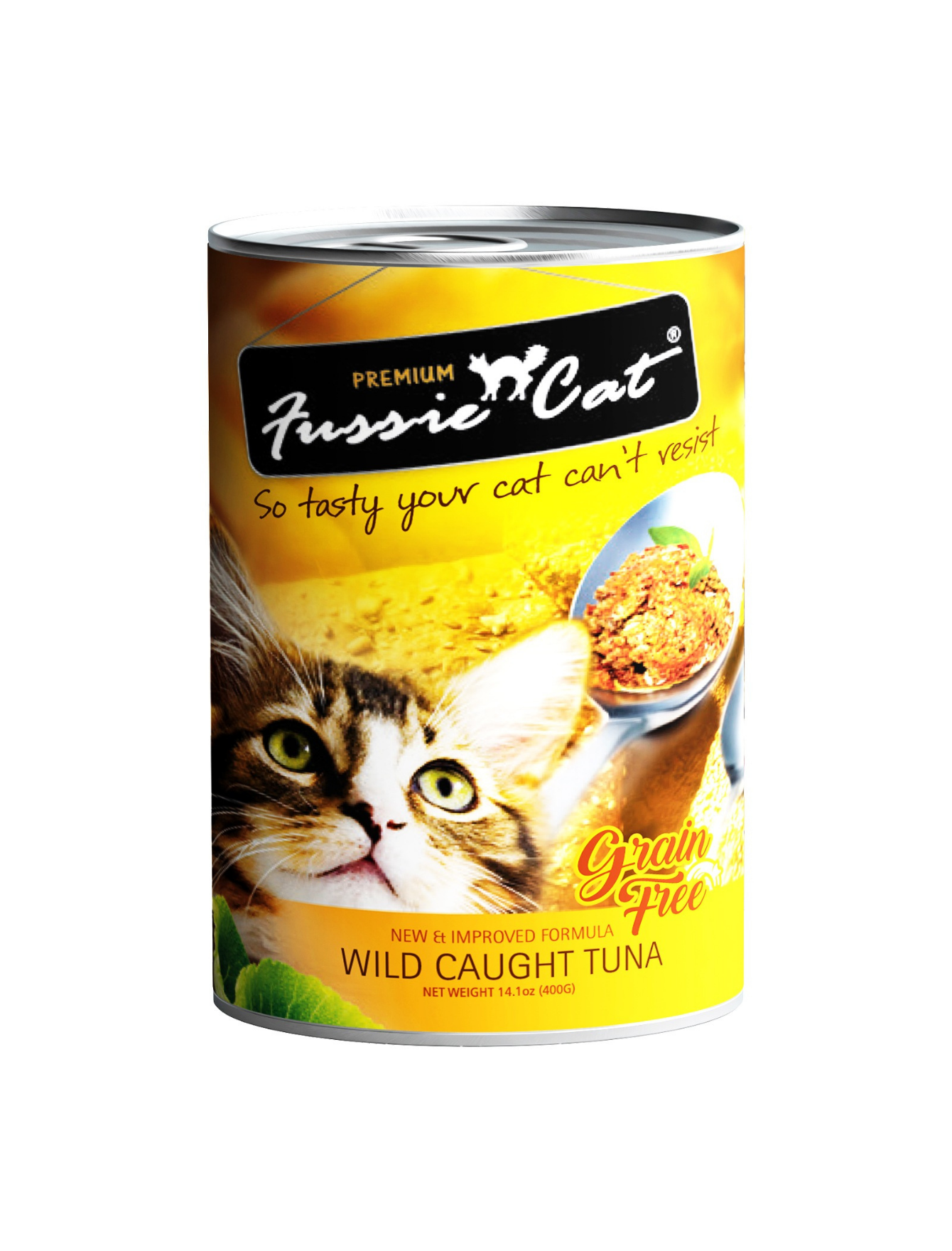 Fussie Cat 400g Wild Caught Tuna Wet Cat Food