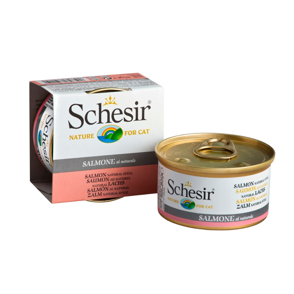 Schesir Cat 85g Salmon Natural Style Wet Cat Food