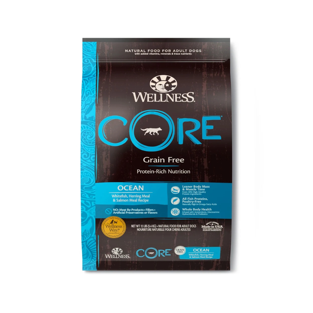 Wellness Core Dog 5.4kg (12lb) Ocean Fish Grain Free Dry Dog Food