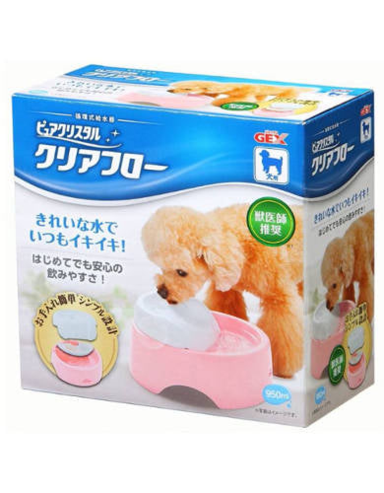 Gex Pure Crystal Clear Bowl For Dogs 0.95l Blue
