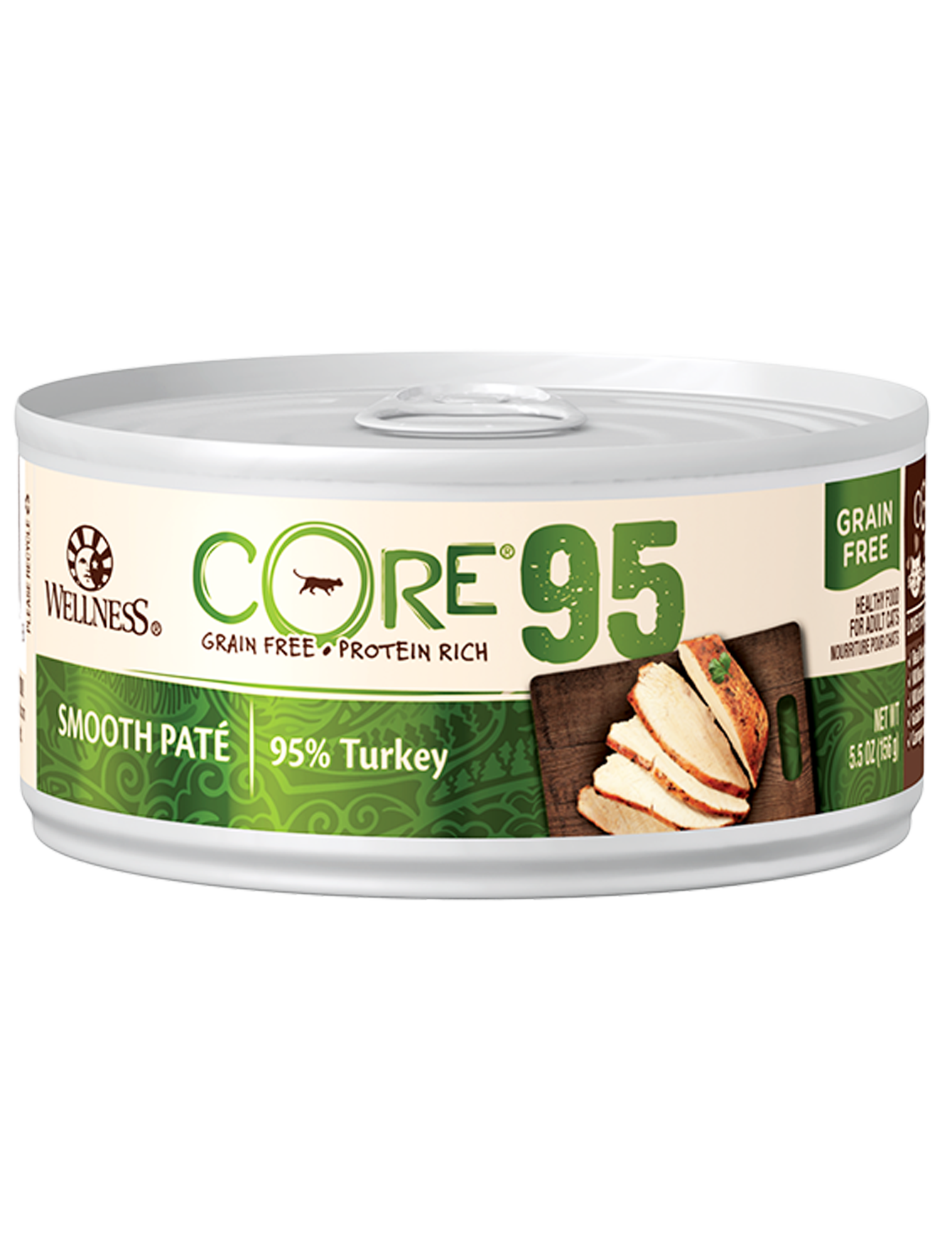 Wellness Core Cat 156g 95% Turkey Pâté Wet Cat Food
